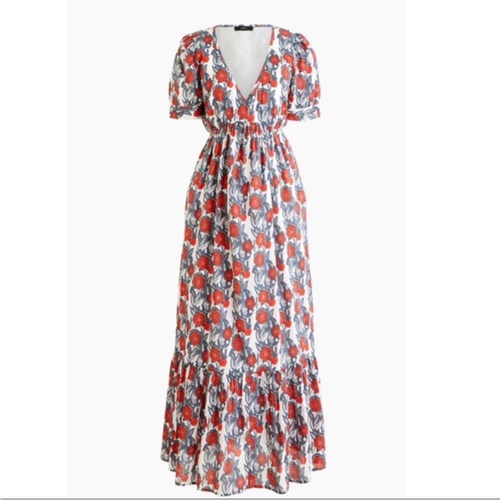 J.Crew v-neck maxi dress, Size Small